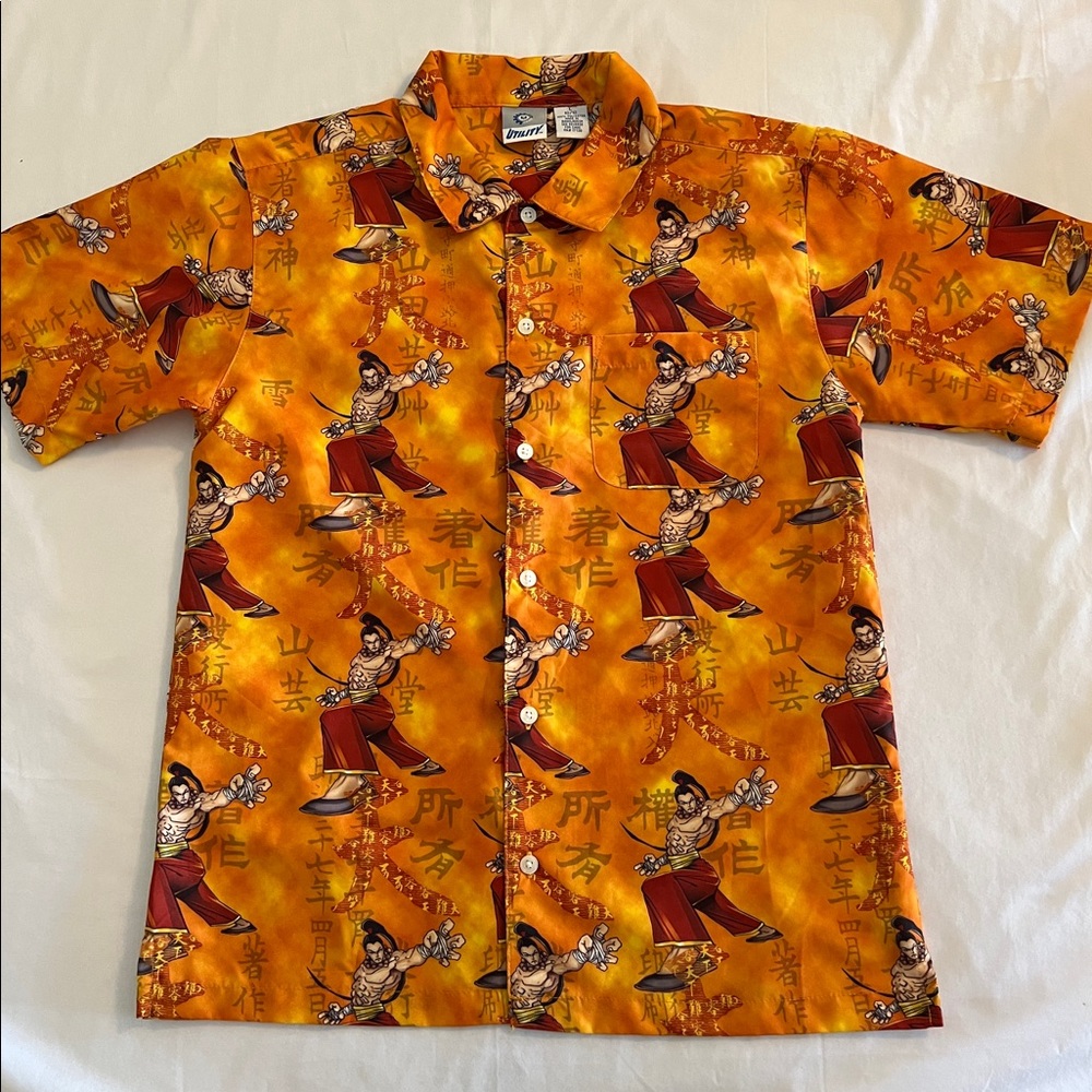 L 10/12 UTILITY WEAR Karate Asian Martial Art Short Sleeve Shirt Boy's Juniors